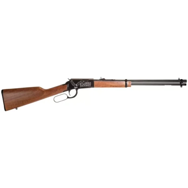 ROSSI RIO BRAVO .22 WMR LEVER ACTION RIFLE - BLACK 20" BARREL